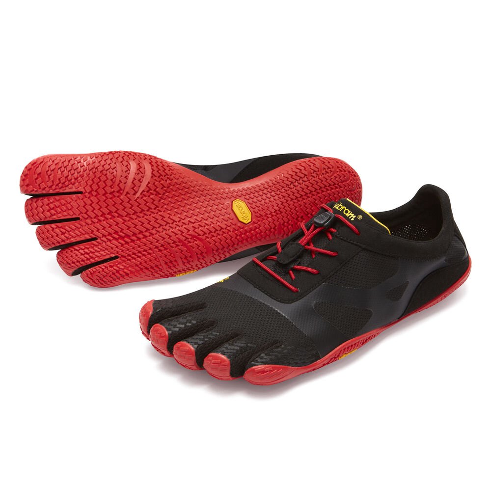 Tenis Deportivos Hombre Negros/Rojos - FiveFingers Kso Evo - NGEMFK-021